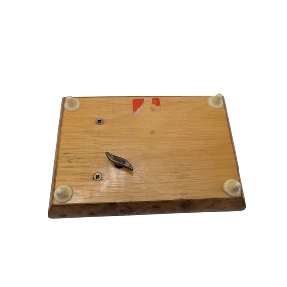 Vtg Reuge Swiss Musical Movement Wood Jewelry Box ~ Ireon Imports ~ Italy - Picture 8 of 15